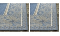 Safavieh Courtyard Blue and Natural 2'3" x 10' Runner Area Rug